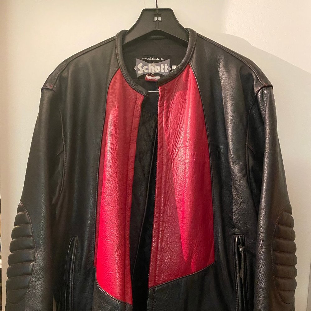 Men's Leather Biker Jacket